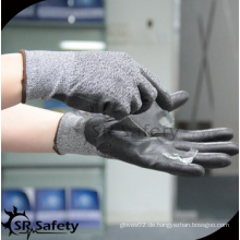 SRSAFETY gute qualität / glasherstellung / anti-cut pu handschuhe